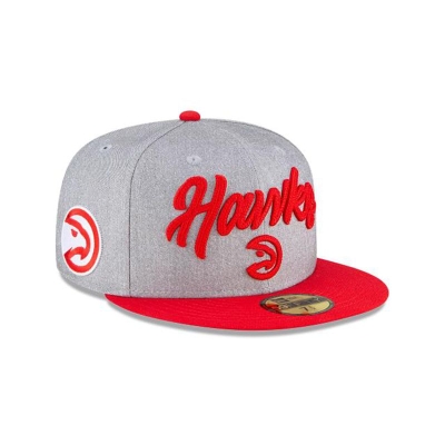 Atlanta Hawks Gorra | New Era NBA Draft 59fifty Fitted Cap Mexico - Grises